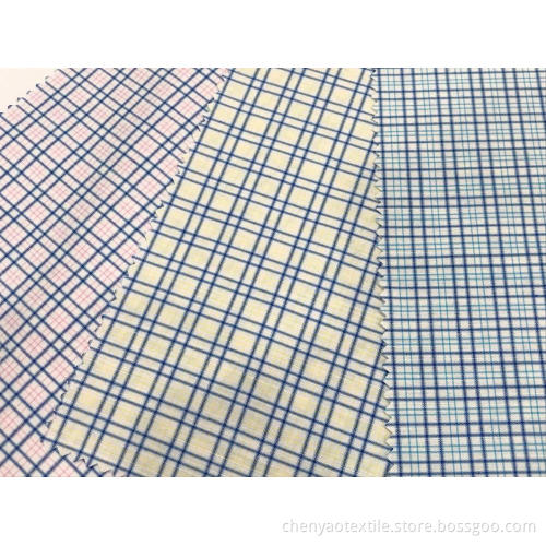 T/C(20%Cotton80%Polyester)Yarn-dyed Bamboo Plaid Fabric
